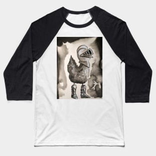 Chicken in Armor Baseball T-Shirt